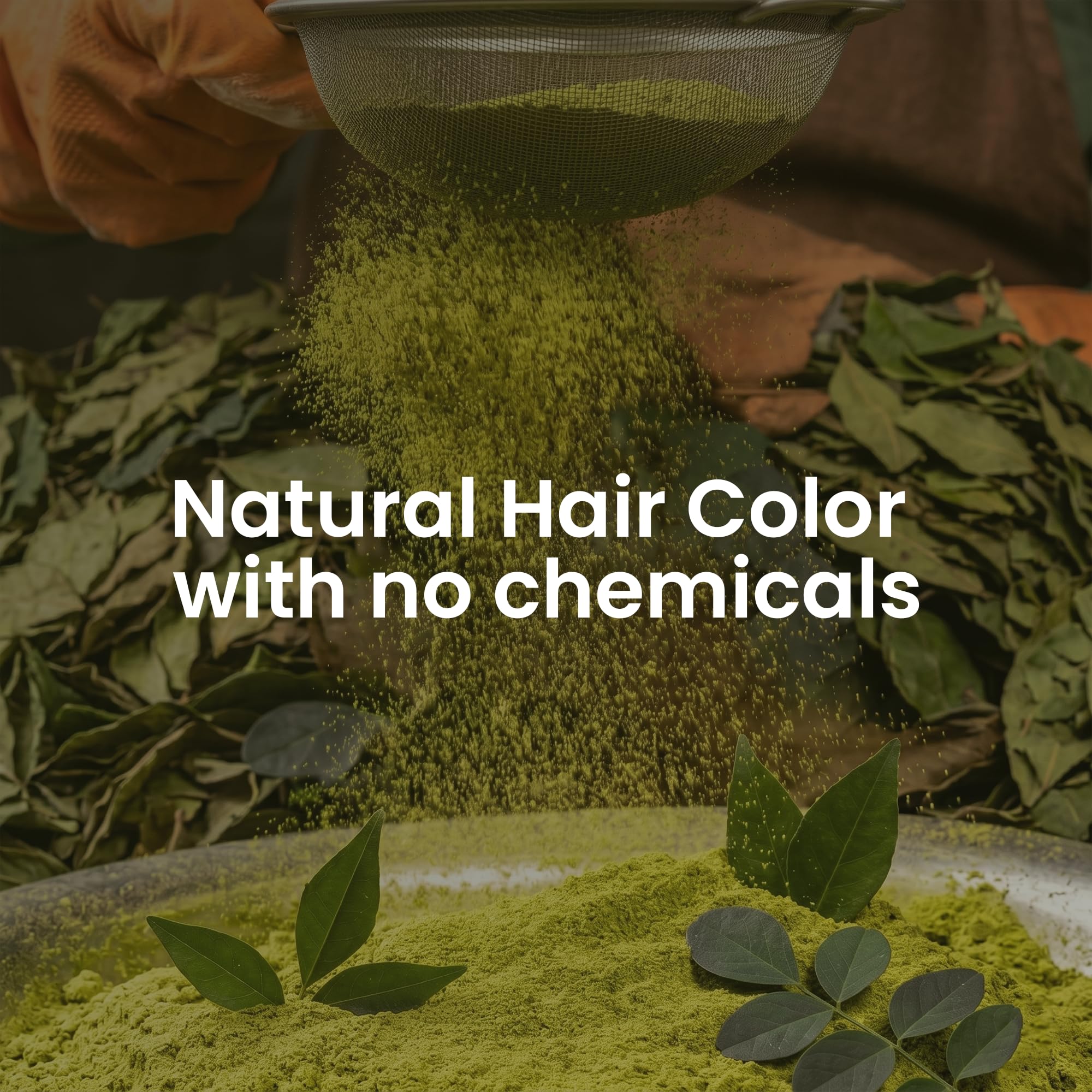Indigo & Henna Powder for Hair Combo - Natural Black Dye Kit (100g
